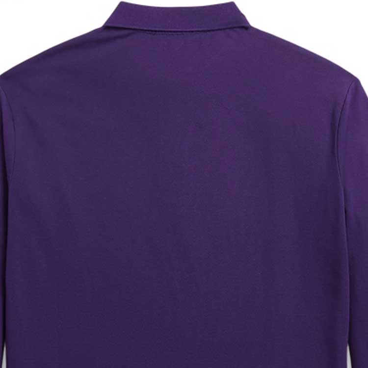 Polo Ralph Lauren FW23 Solid Color Logo Embroidered Casual Long Sleeve Polo Shirt Men Tops Purple MNPOKNI16823235-500