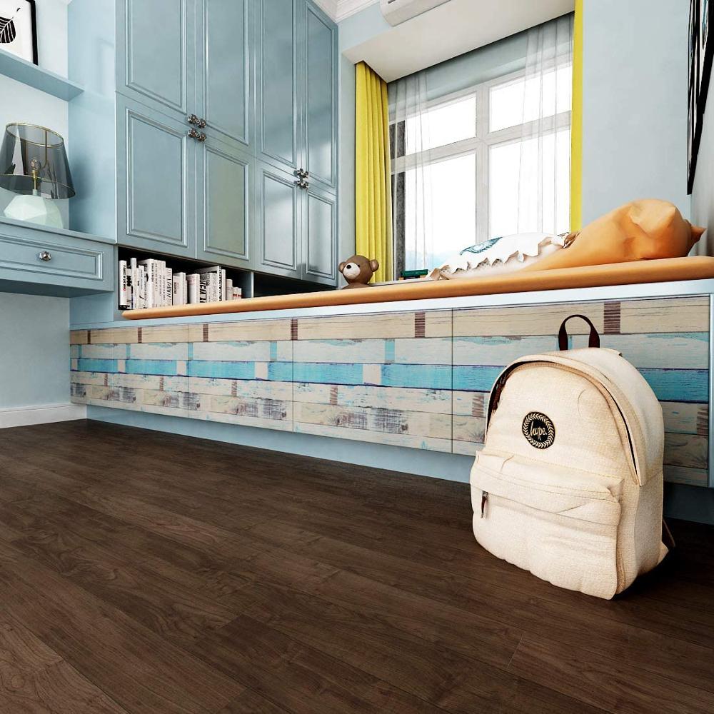 HaoHome Wood Panels 1Wood Peel and Stick Wallpaper Self Adhesive Wood Paper Vintage Wood Planks Wallpaper for Bedroom Cabinet