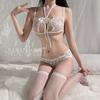 Erotic Underwear, Sexy Lace Seductive Pajamas, Bras, Underpants, Three-point Set, Women's Uniform 8941