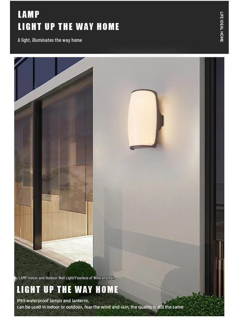 Outdoor Waterproof Wall Light for Villa, Courtyard, Terrace, Balcony, and Entrance