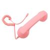 Retro Phone Handset Type C Wired Telephone Handset Handheld Receiver with Mic and Spker for Conference Call
