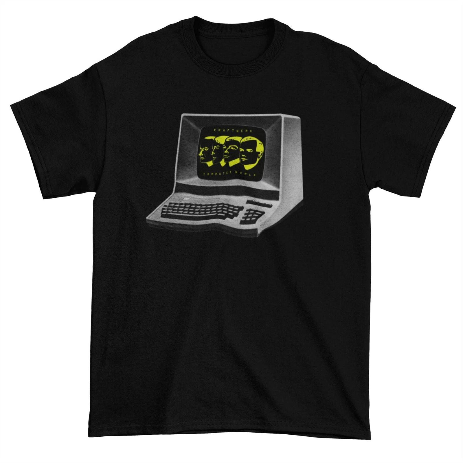 Kraftwerk Computer World T Shirt - Krautrock Electronica Synth Pop Autobahn L