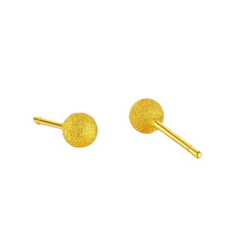 Doudou Ohrstecker Personalisierte Ohrringe Glatte Matte Trendige Ohrringe Schmuck Geschenk für Freundin