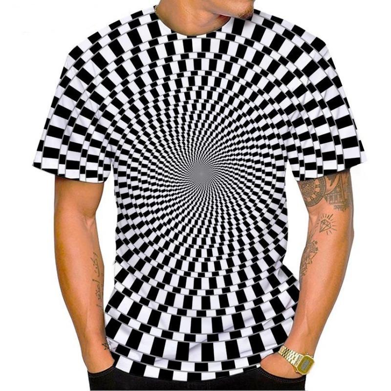 Plus Size Men's 3D Pretty Woman Print T-Shirt, Casual Crew Neck Short Sleeve T-Shirt with Anime Beauty Design,