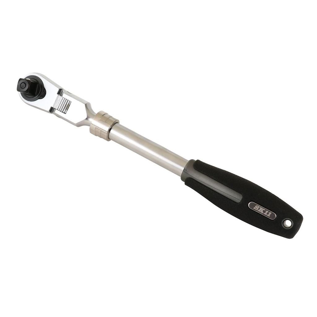 SK11 Telescopic Ratchet 72 Length SRH4CZ (SK11) Handle, 12.7mm Drive, Teeth, 294-432mm (7 Positions),