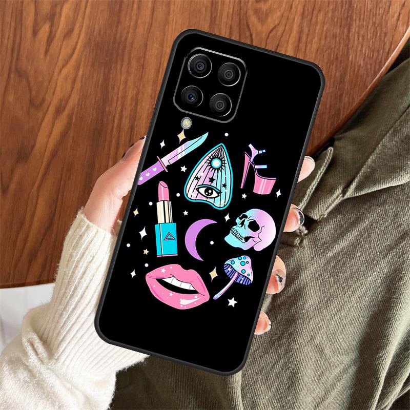 Girly Pastel Witch Goth Case For Samsung Galaxy M11 M21 M31 M35 M12 M13 M14 M15 M16 M36 M56 M53 M32 M52 M55 M34 M54
