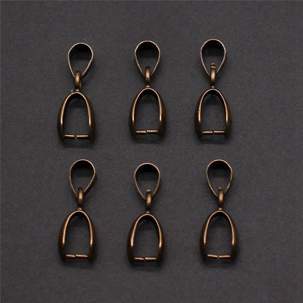 Bail Clip 6 Sizes 4 Colors Pinch Bails Pendants Clasps For Jewelry Making Materials