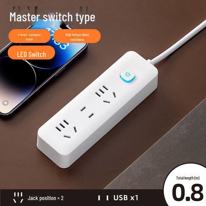 Bandă de alimentare inteligentă Xiaomi cu USB, extensie multifuncțională, priză pentru comutator pentru biroul de acasă