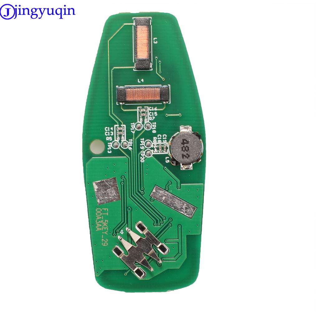 Jingyuqin 433,92/868MHz Mit ID49 Chip 4-Tasten Fernbedienungsschlüssel für Ford Mustang Edge Explorer Fusion Mondeo Kuka Auto Smart Key