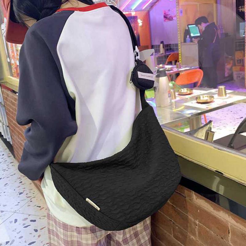 

Свежая и Милая Сумка-Мессенджер Большой Вместимости Новая Повседневная Сумка чёрный