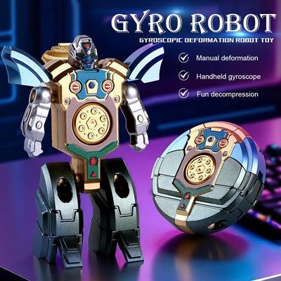Mini Robot Transformation Fidget Spinner ABS Hand Spinner Toys Antistress Stress Relief Adult Sensory Toys for Kids Gift