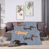Dachshund Sausage Dogs Fluffy Blanket Throw Blanket for Sofa Blankets Double Bed Blankets and Throws Cobija Plaid Halloween &