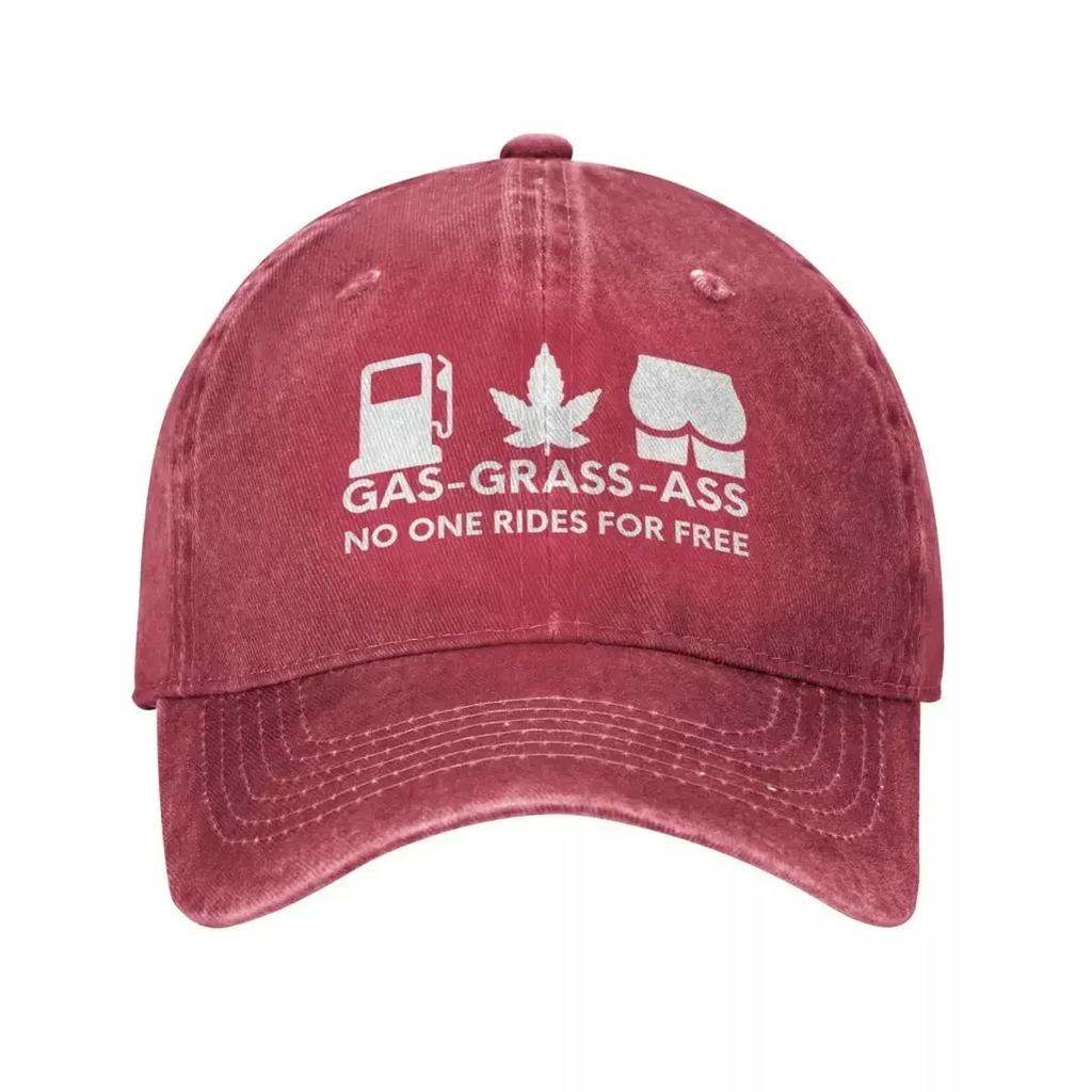 Gas Grass Ass Bumper Pack Baseball Cap Snap Back Hat Fluffy Hat Hat Men Women'S