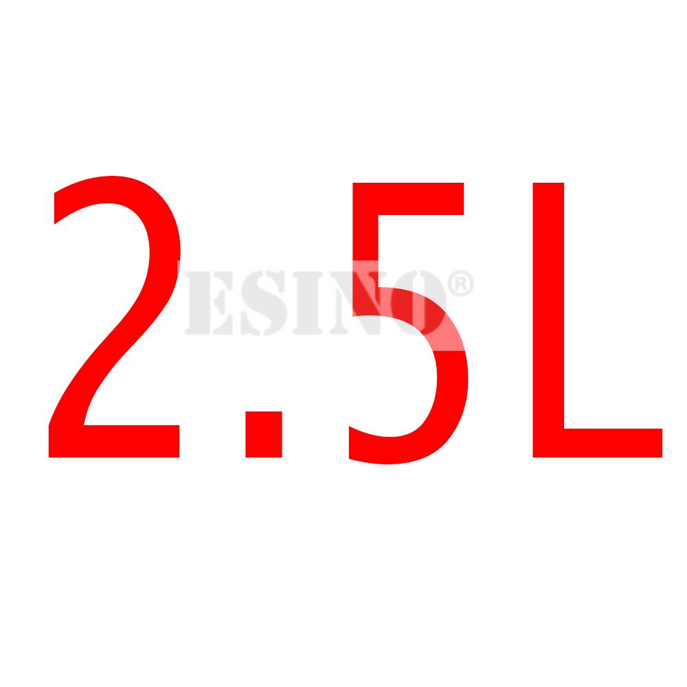 Car Styling 3D Metal Chrome Zinc Alloy Adhensive Emblem 2.0L 2.2L 2.3L 2.4L 2.5L 2.7L 2.8L Body Trunk Fender Badge Accessory