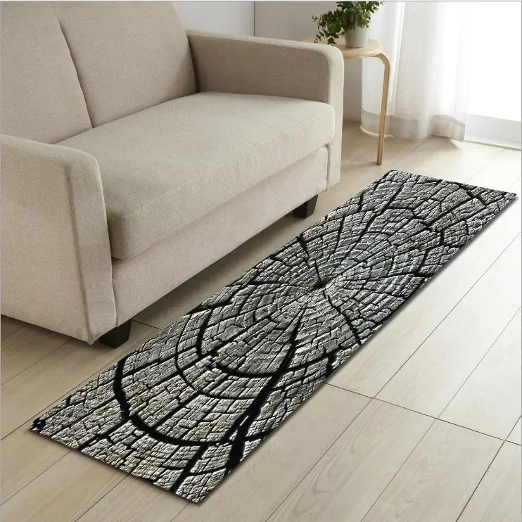 Floor Mat Carpet For Living Room Kitchen Carpet Wood Painting Rectangle Sofa Bedroom Rug Bedside Mats Entrance Rug