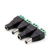1/2/5pcs Male  Female 12V DC Power Connector, Power Jack Plug Barrel Adapter,For 2Pin 5050 3528 Single Color LED Strip