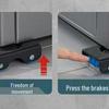 Heavy-Duty Mobile Appliance Stand with Casters