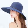 Straw Hat Women's Beach Sun Hat Beach Summer Big Brim