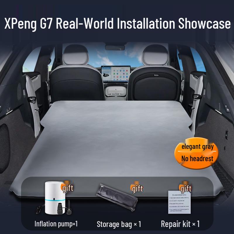 Xiaopeng G7 Car Mattress: Auto-Inflating Rear Seat Sleeping Pad