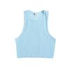 O-Ausschnitt Einfarbiges Crop-Top Damen Einfarbige Basic-T-Shirts Weste Nahtlos Streetwear Elastisches Gestrick Ärmellos Lässige Tanktops Damen