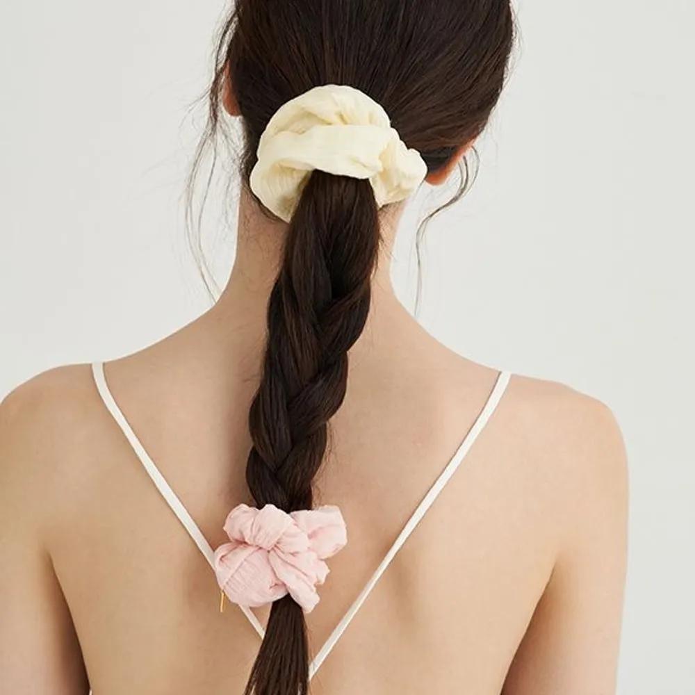 Butter Scrunchie Set (2PCS) JP-25-049S Pink & Lemon