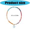 Elegant Handmade Flower Bead Necklace Multicolor Glass Beads Jewelry For Everyday Fashion Accessories
