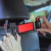 Suporte de Telefone com Apoio de Cabeça Extensível Para Bancos de Carro Suporte de Tablet Ajustável Com Braço Flexível Para Entretenimento no Banco Traseiro