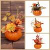 Sunflower Halloween Pumpkins Simulation Flowers Simulation Flower Pumpkins  Party Decor