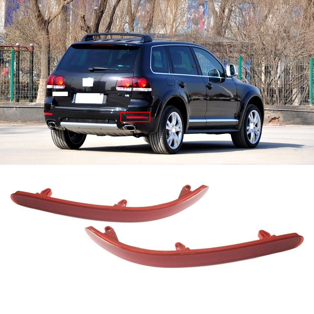 CAPQX For VW Touareg 2002-2010 Rear Bumper Reflector Light Brake Light Parking Light Warning Lamp Foglight Foglamp