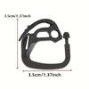 Durable Black Plastic Sunshade Cloth Clips, Easy-to-Use Lock Clips for Greenhouse Shade, Agriculture, Outdoor Canopy, Curtains, Patio, Balcony