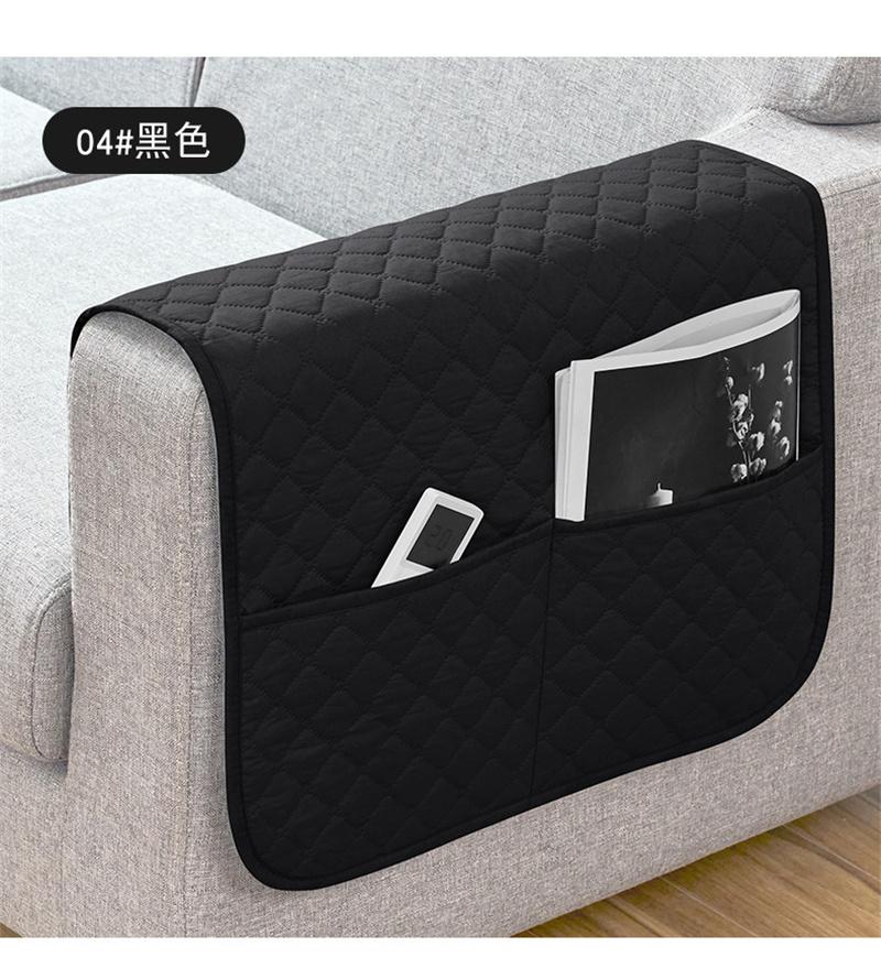 

1 шт. чехлы на подлокотники дивана с карманами, водоотталкивающий чехол на подлокотник дивана, сумка для хранения подвесного кресла для удаленного сотового телефона 1PC 50x110 cm