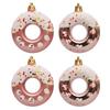 4Pcs Lovely Donut Christmas Tree Decoration Christmas House Hanging Ornament