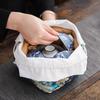 Portable Ceramics Storage Drawstring Pouches Stationery Jewellery Drop-proof Organiser Cloth Bag Travel Teaware Set Storage Bags