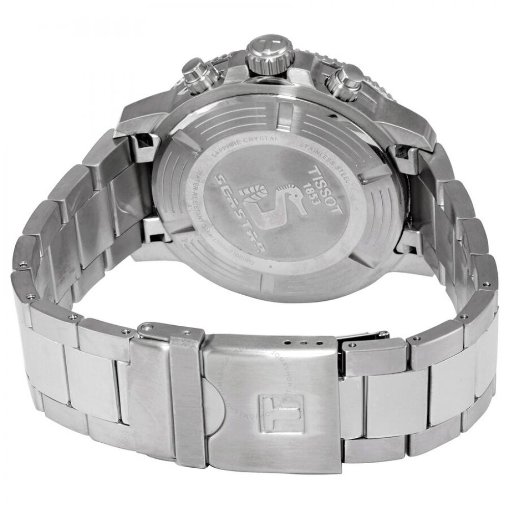 Tissot T SporT Chronograph quarTz Black Dial Men S waTch T120.417.11.051.01