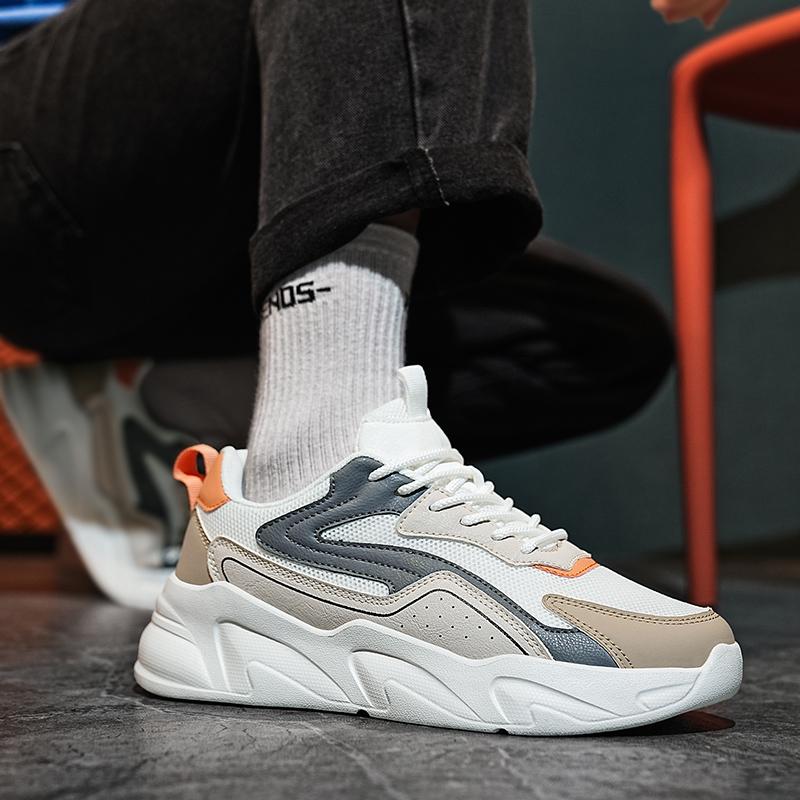 2026 Summer Men's Sneakers Trendy Fashion Casual Sneakers Comfortable Breathable Mesh Men's Walking Shoes Lightweight Outdoor