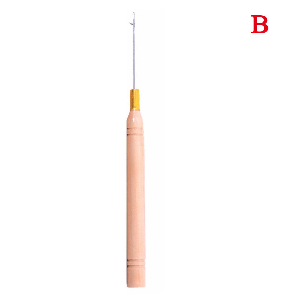 Weaving Hair Extensions Tools Crochet Needle Sew Wig Hair Micro Braids Tools Hook Needle