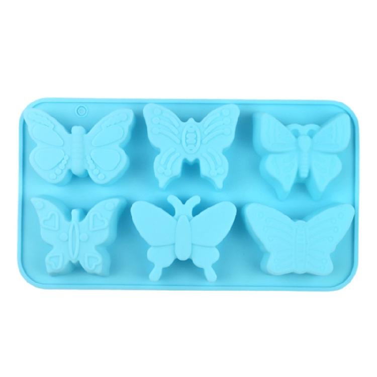 6 Butterfly Dessert Molds Food Grade Silicone Baking Tool For DIY Mousses Ice Creams Valentines Treats Durable Bakewares
