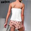 GMXIA Leisure Homewear Pajamas Women Camisole Vest Shorts Two-piece Suit Comfortable Leisure Soft Can Be Worn Outside