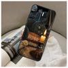 Witch Cat Case For Oppo A16 A76 A96 A60 A98 A58 A78 A18 A38 A80 A40 A77 A57 A17 A74 A54 A94 A15 A5 Pro