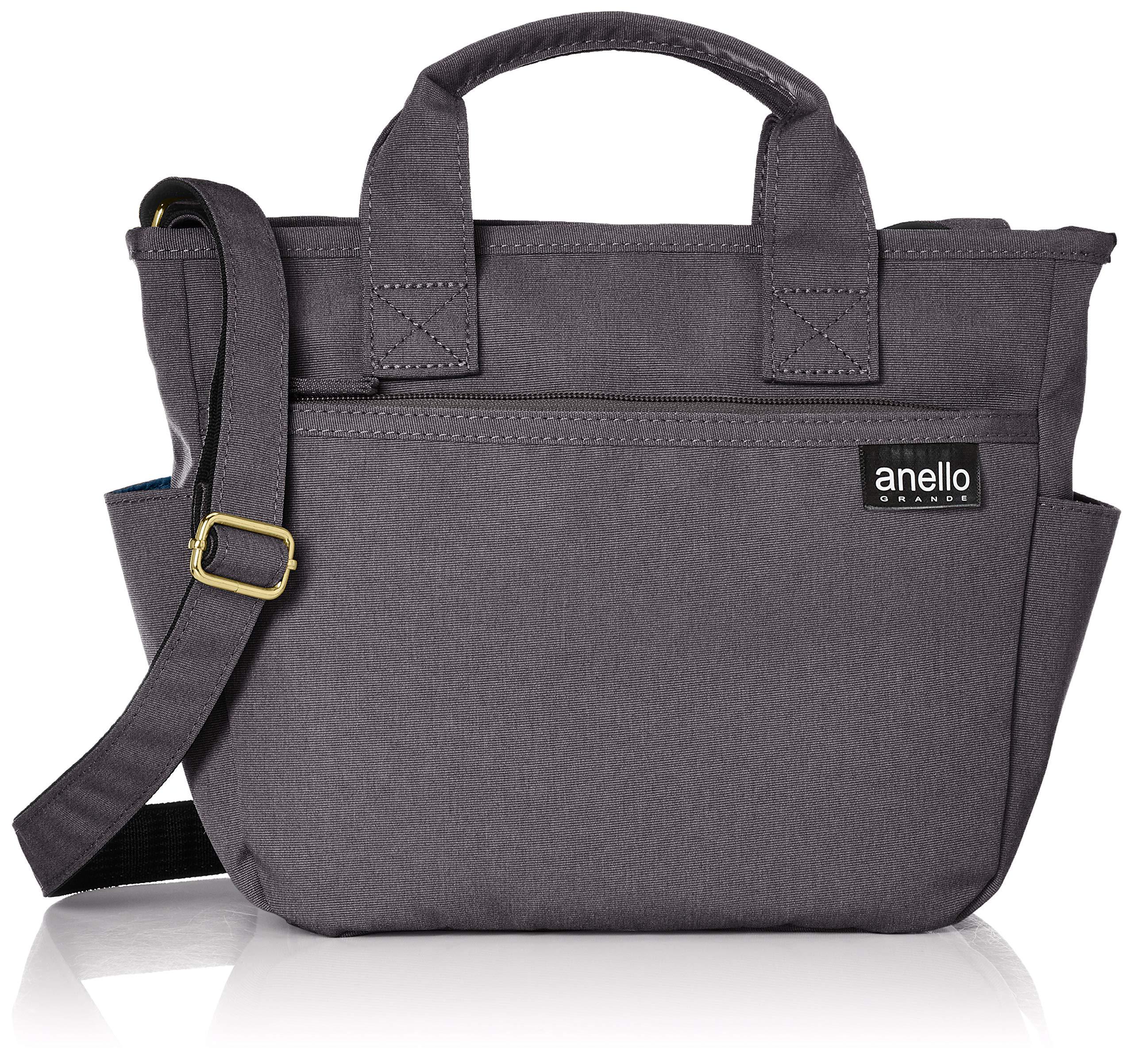 

Shoulder Bag SPS Lightweight Heathered Polyester Tote Shoulder Bag Gray [Anello Grande] GU-H2315 Water-Repellent сірий колір