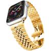 Kompatibelt armband i rostfritt stål för Apple Watch 8/7/6/5/Ultra