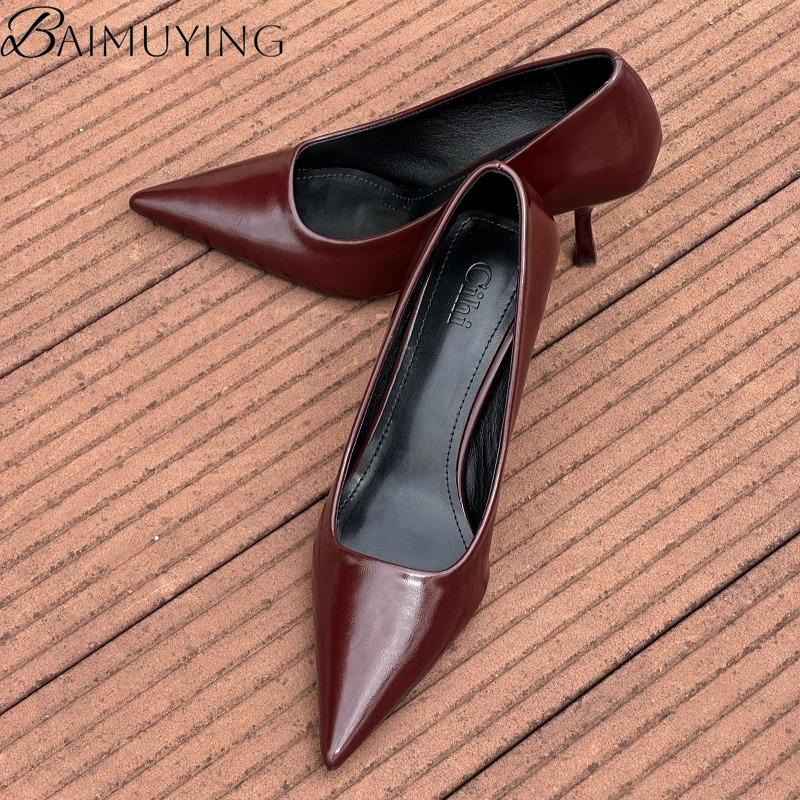 Fashion Classics Women Sandals Pointed Toe High Heels Shoes Summer Loafers Shallow 2025 Trend Office Pumps Brand Dress Zapatos De Mujer