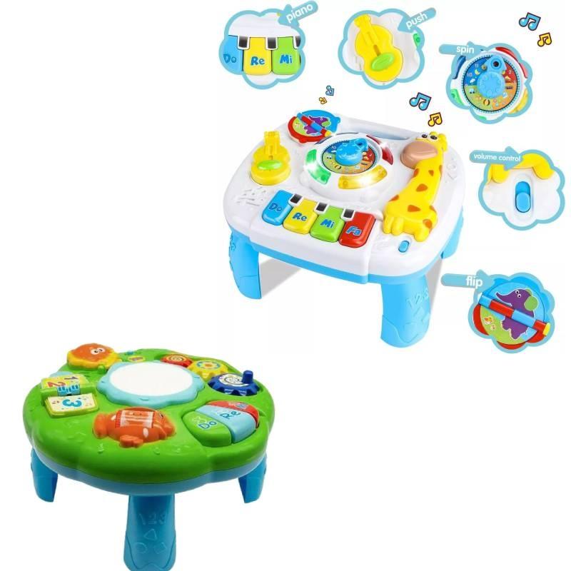 Colorful Ocean Animal Learning Table For Toddlers With Music And Lights For Fun Playtime