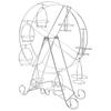 Ferris Wheel Cupcake Stand 8 Cups Dessert Carrier Display Holder for Restaurants Dessert Shops