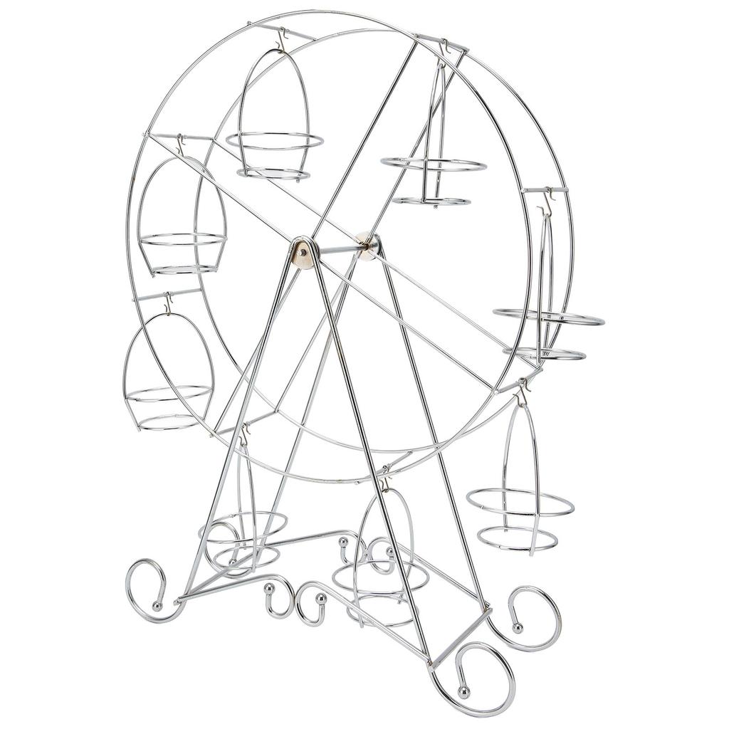 Ferris Wheel Cupcake Stand 8 Cups Dessert Carrier Display Holder for Restaurants Dessert Shops