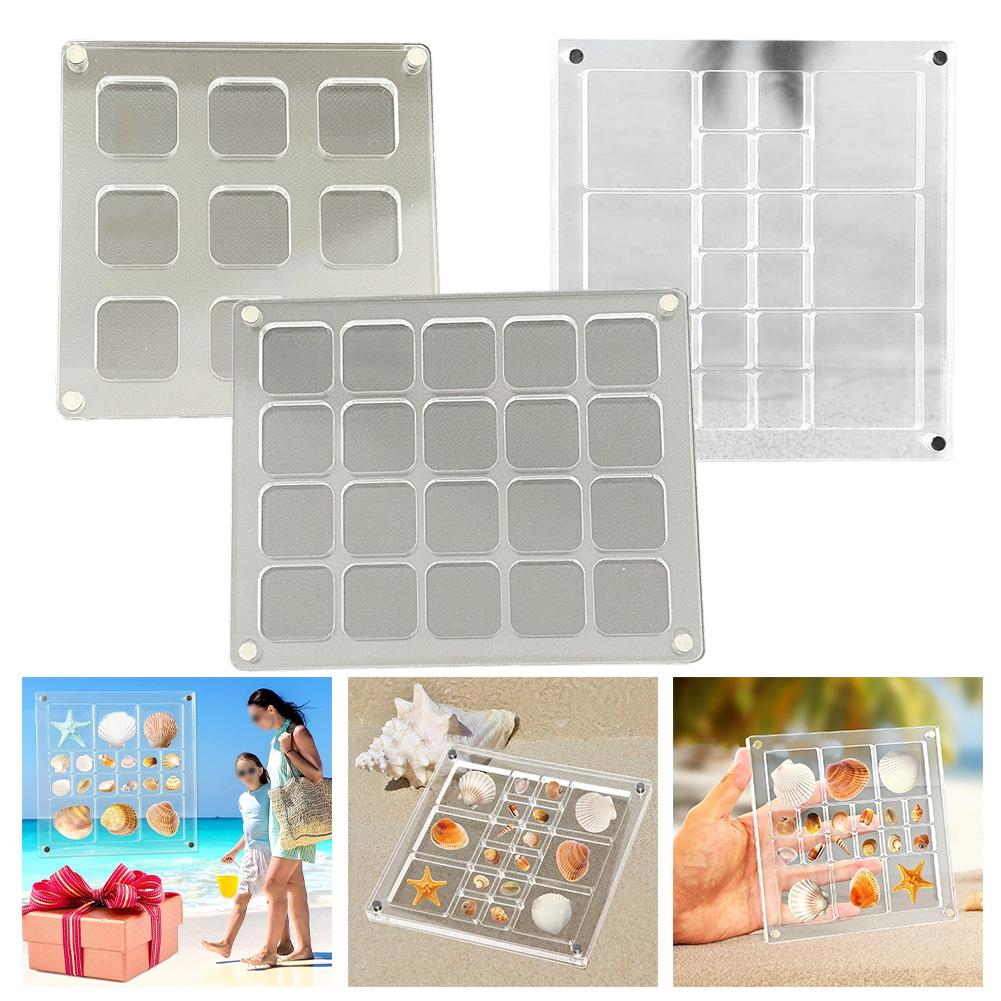 11.7*11.7cm Acrylic Storage Box Ample Storage Space Crafted From Acrylic Dust Protection Efficient Categorization
