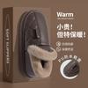 Lidani waterproof cotton shoes men's autumn and winter home thermal bag and new thick-soled non-slip leather cotton shoes women