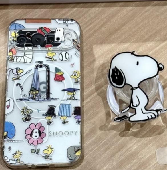 Funny Cartoon Cute Snoopy illustration Magsafe Wireless Charge Phone Case For Google Pixel9 10 pro XL10Pro 9ProXL Magnetic Cover