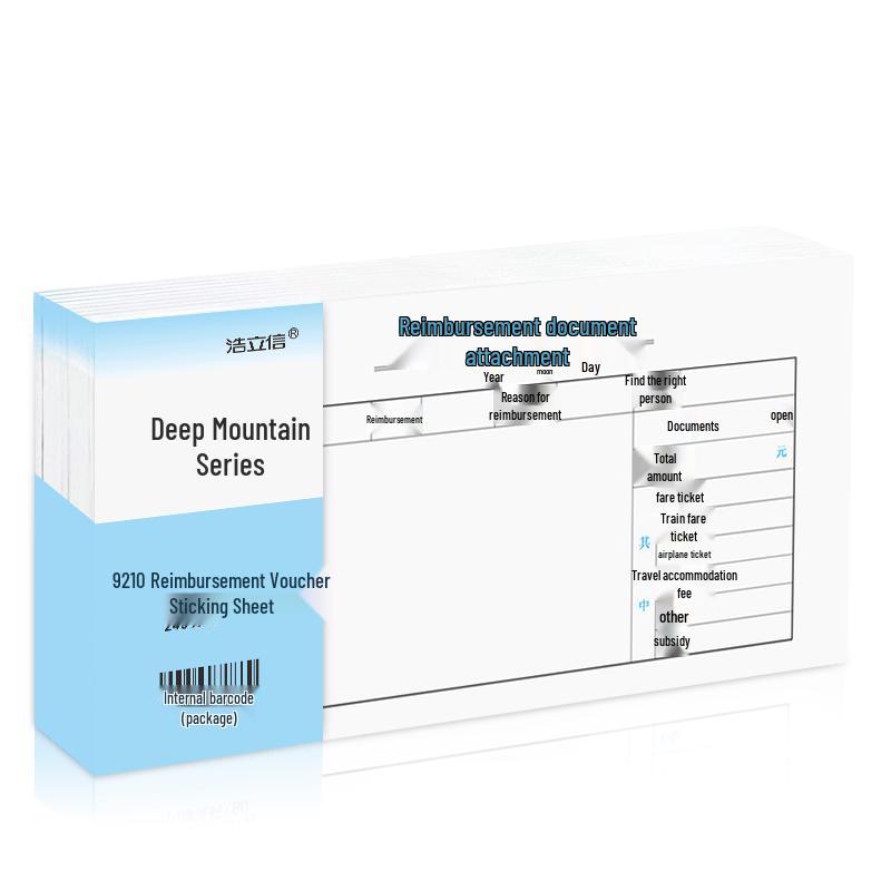 LISON Expense Voucher Sticking Slip 10-Pack