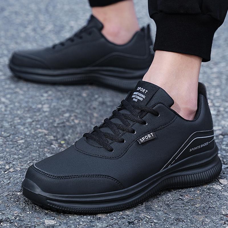 39-48 Spring/autumn Men's Shoes Men's Sports and Leisure Student Shoes Running Lightweight Black Men's Shoes